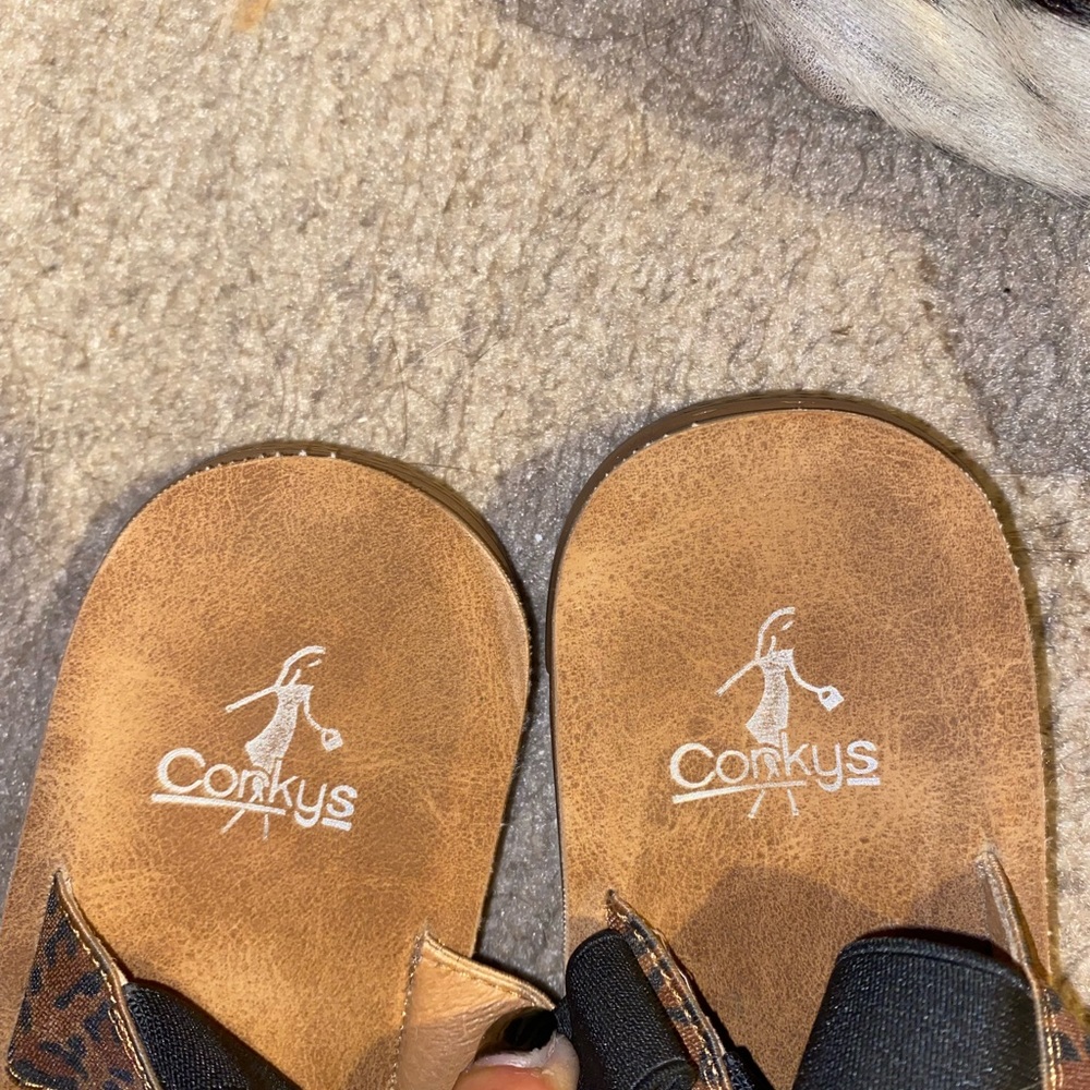 Corky girl leopard sandal’s